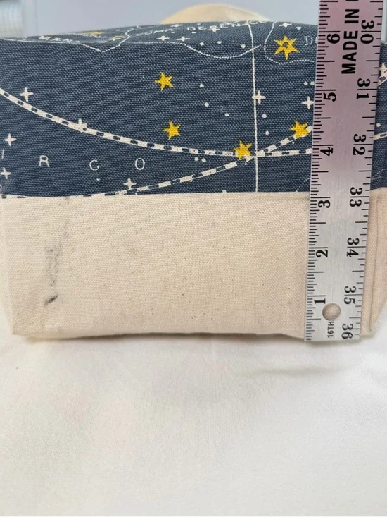 Cavalini & Co. Constellations Canvas Tote Bag with Star Map Print - Picture 9 of 11